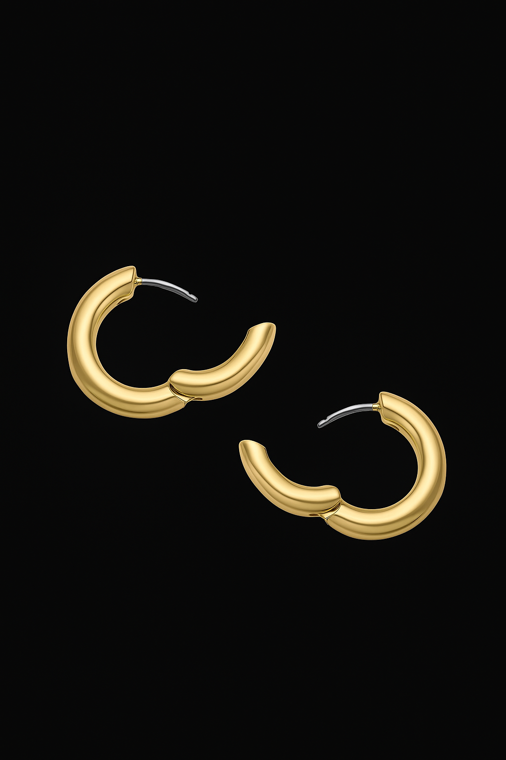 Classic Gold Woman's Hoop Earrings