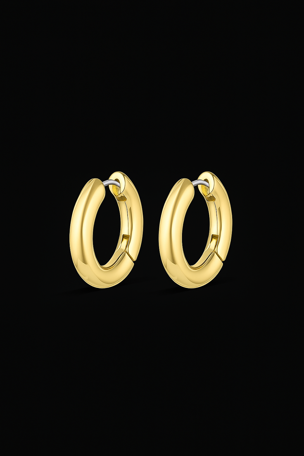 Classic Gold Woman's Hoop Earrings