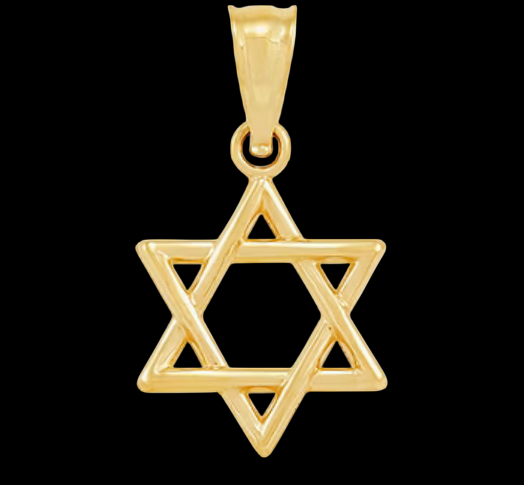 Star of David Pendant - Gold