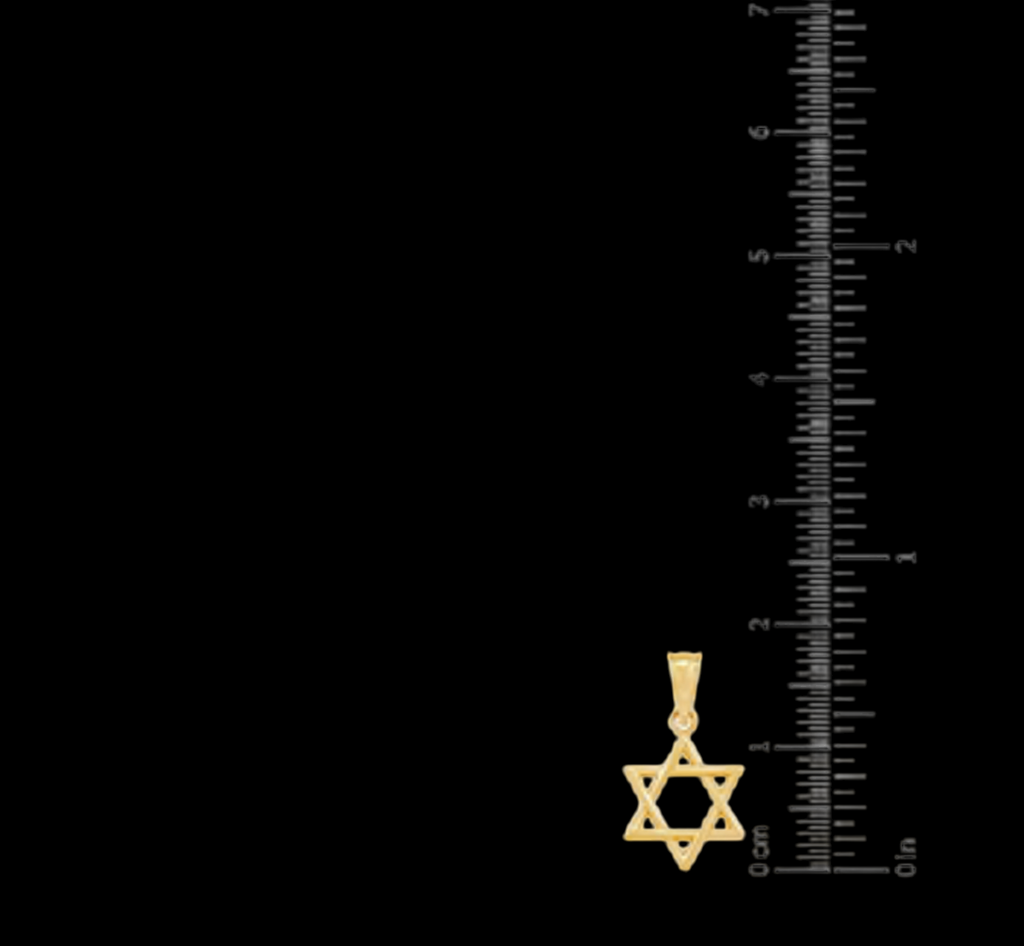 Star of David Pendant - Gold