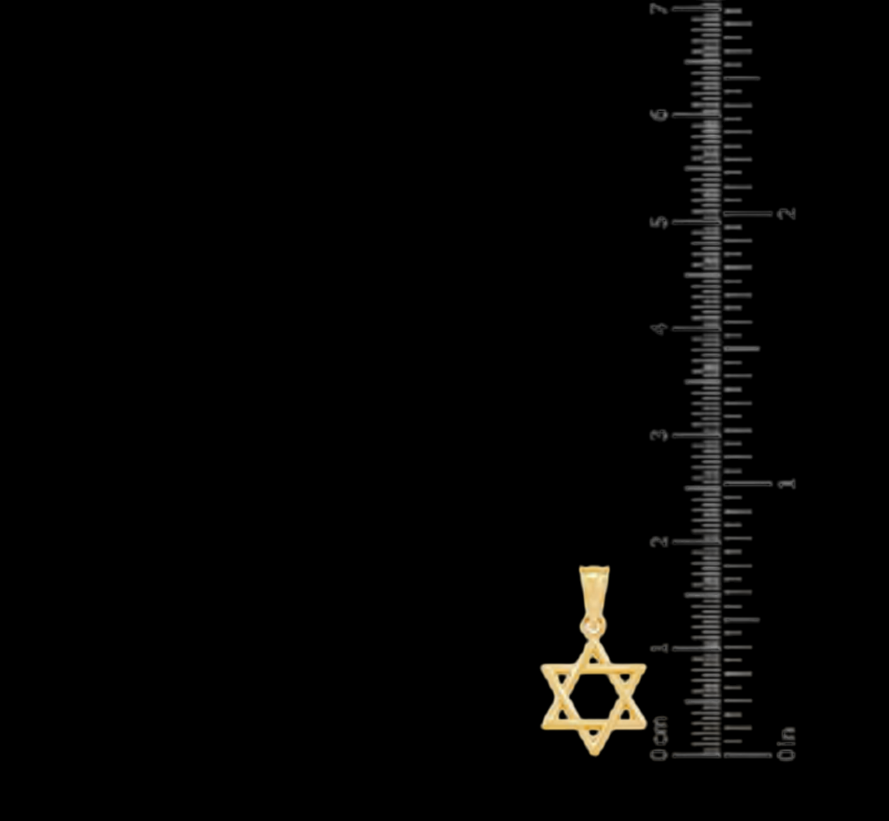 Star of David Pendant - Gold