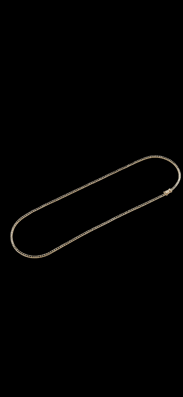 Men's Natrual Diamond Tennis Chain